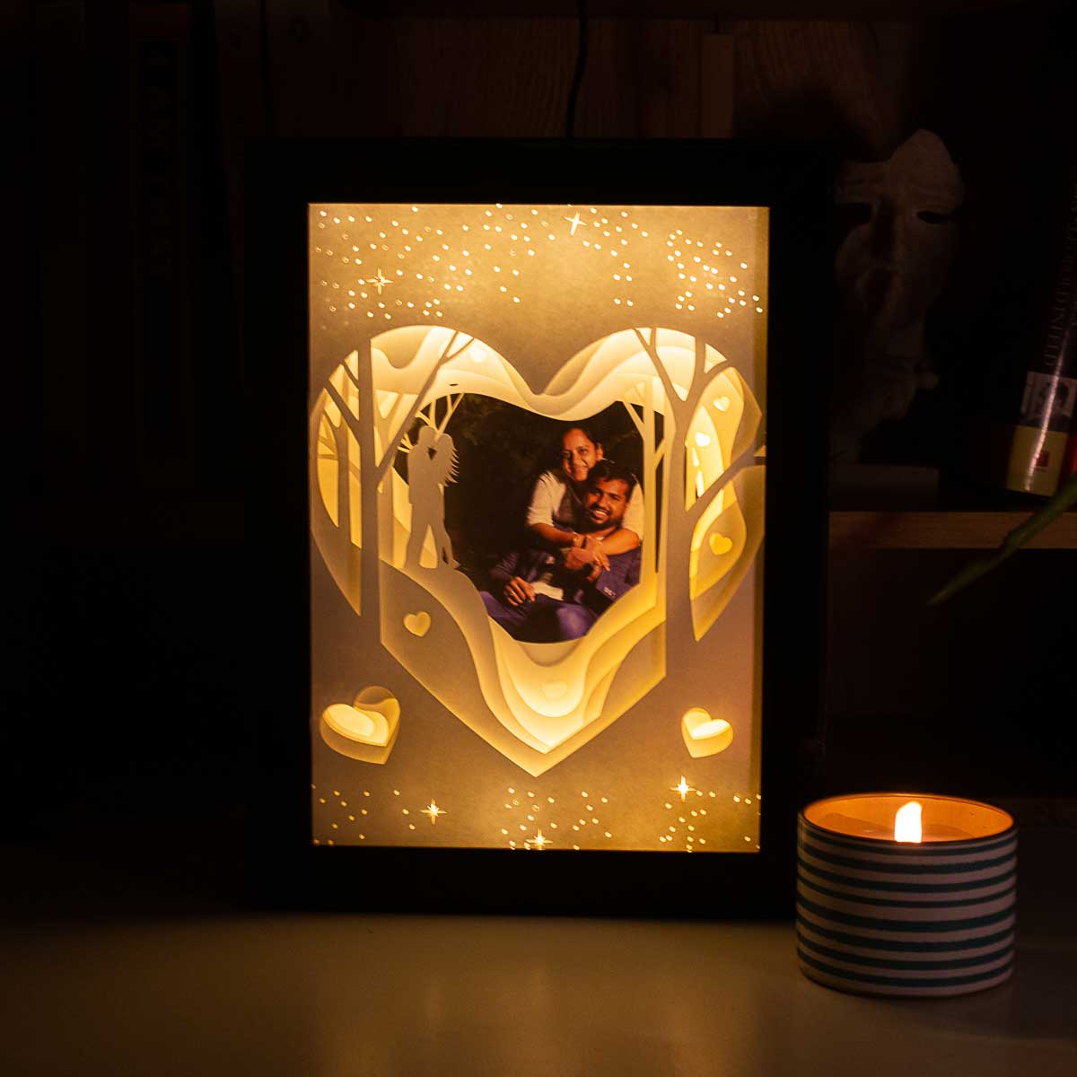 LED 3D Photo light box withmuchlove