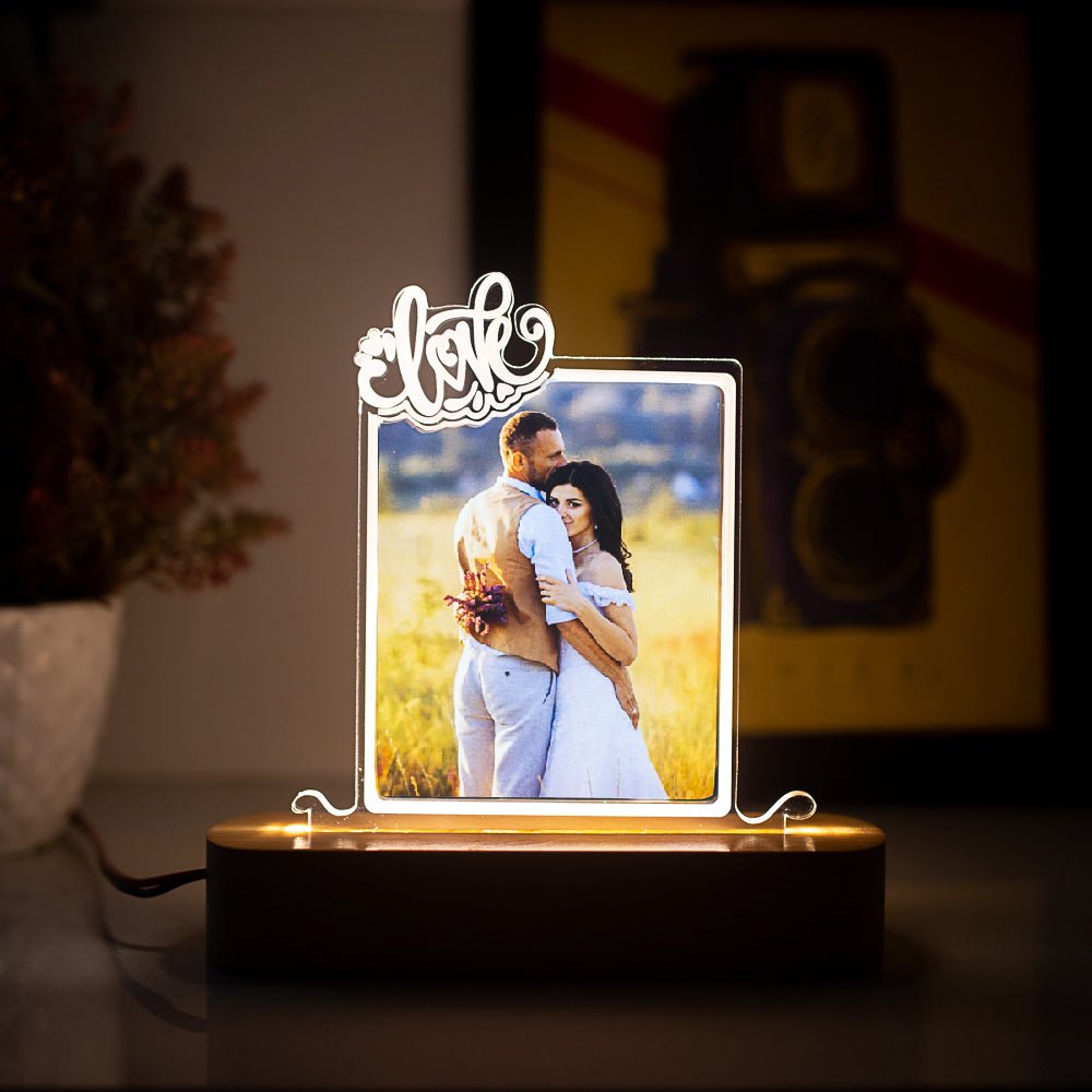 Love Photo Night Lamp - withmuchlove