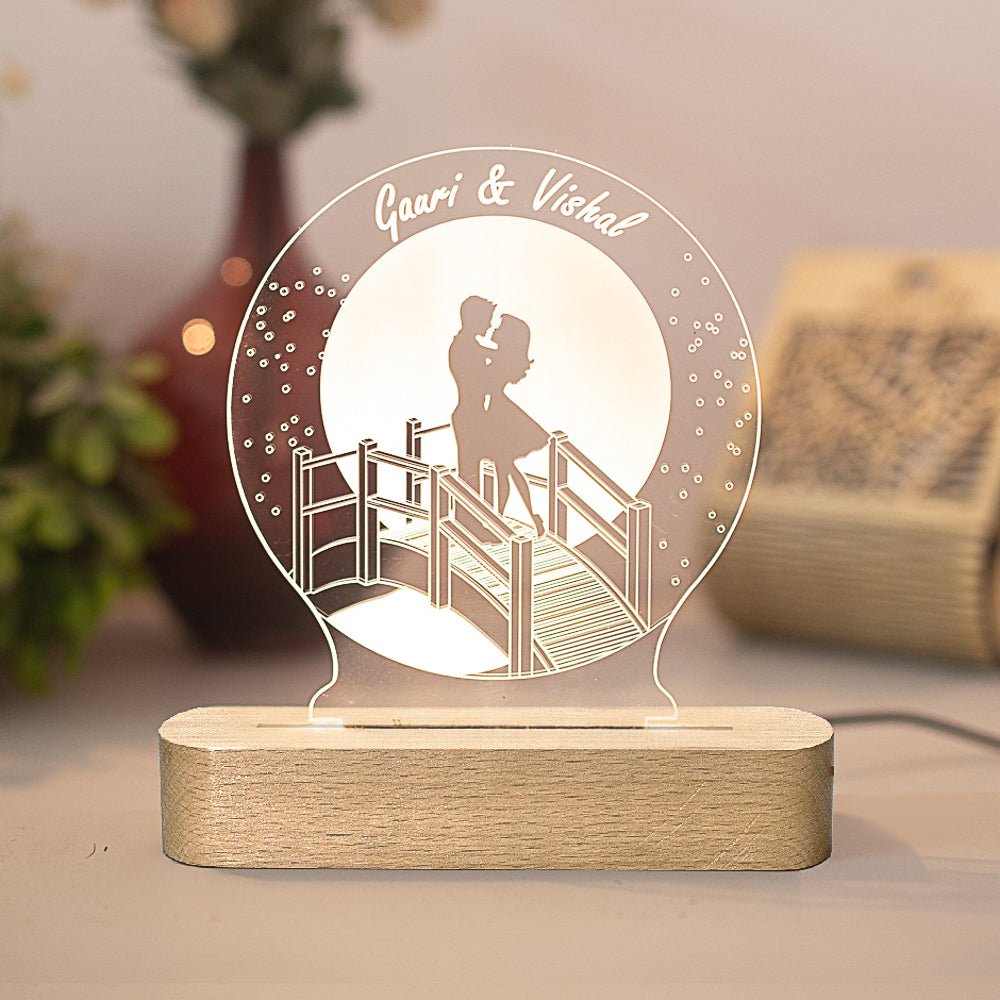 Romantic Couple Night Lamp - withmuchlove