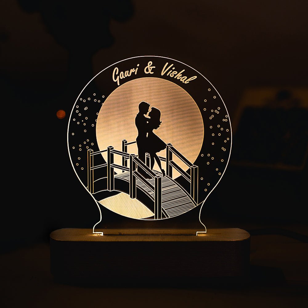 Romantic Couple Night Lamp - withmuchlove