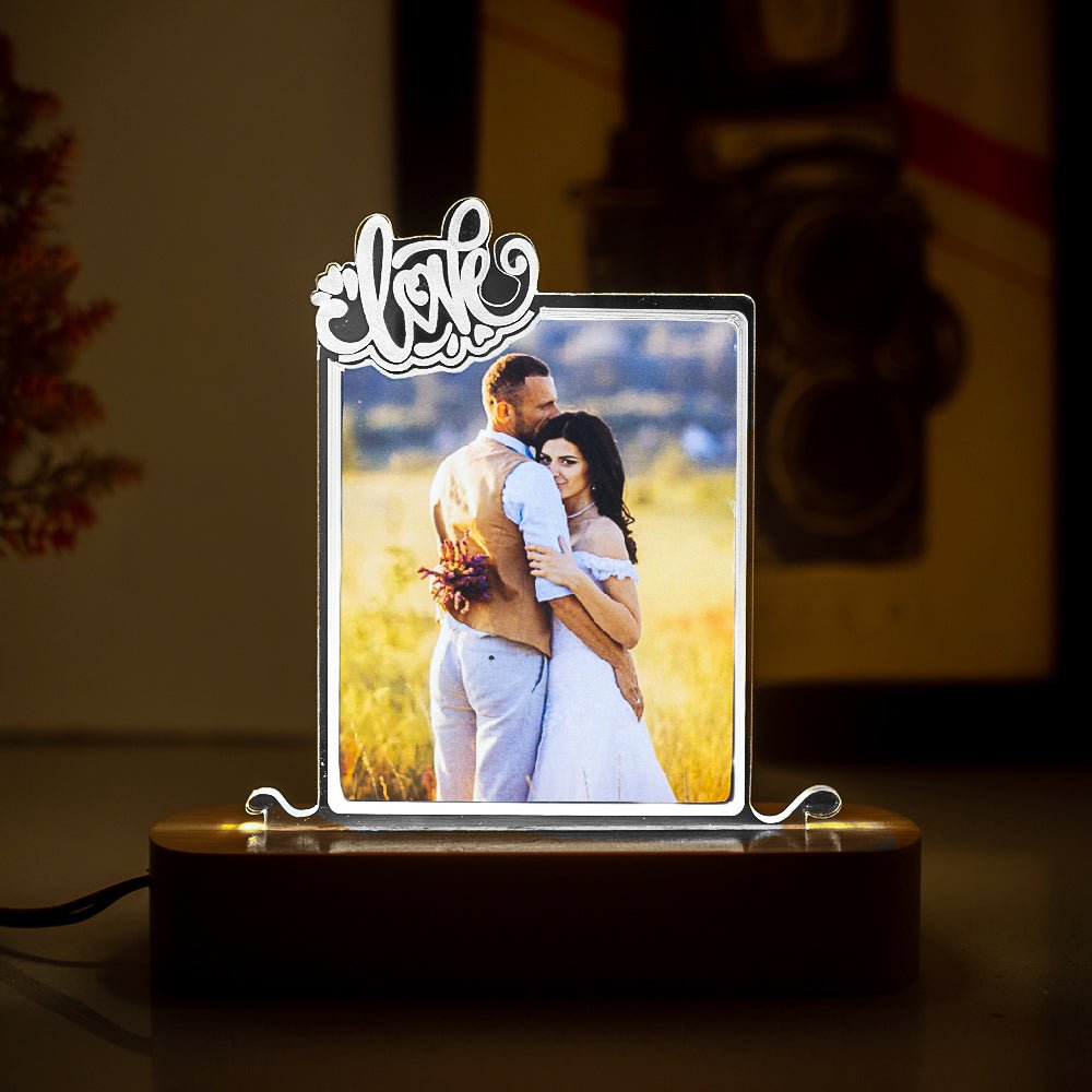 Love Photo Night Lamp - withmuchlove